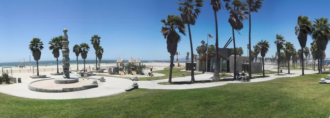Rolgordijnen Los Angeles venice beach panorama
