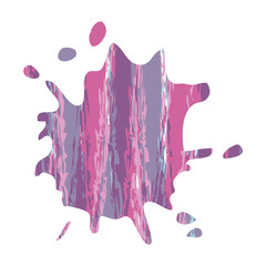 splash in pink watercolor over white background. colorful design. vector illustration
