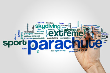 Parachute word cloud