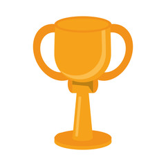 trophy winner award golden vector illustration eps 10