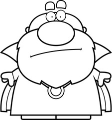 Cartoon Wizard Bored