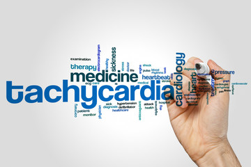 Tachycardia word cloud