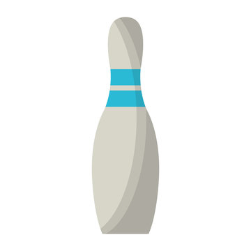 pin bowling game image vector illustration eps 10