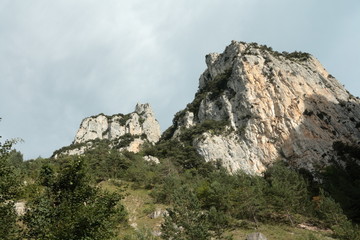 Gorges de Saint Georges dans les Pyrénées, Occitanie dans le sud de la France