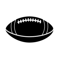 american football ball sport pictogram vector illustration eps 10