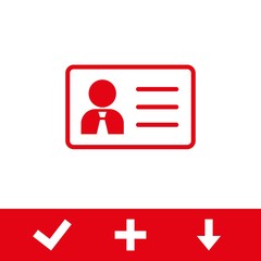 id icon stock vector illustration flat design