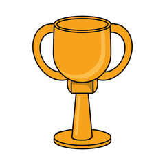trophy sport golden image vector illustration eps 10