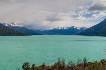 Lago Argentino lake in Patagonia, Argentina