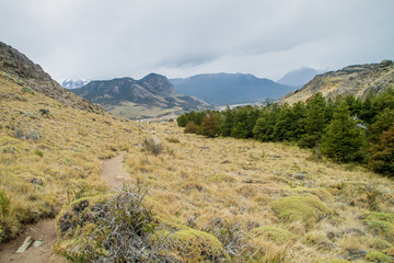 Countryside of National Park Los Glaciares, Patagonia, Argentina