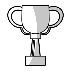 winner cup trophy prize - shadow vector illustration eps 10