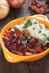 Rice and beans