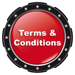 Fototapeta premium terms conditions icon