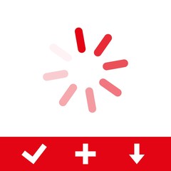 loading icon stock vector illustration flat design