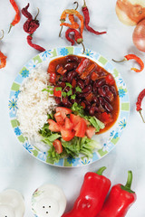 Rice and beans