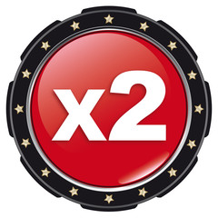 Fototapeta premium x2 icon