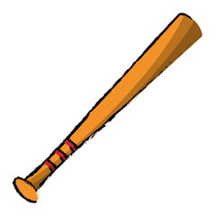 baseball bat sport image vector illustration eps 10