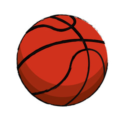 basketball sport ball image vector illustration eps 10