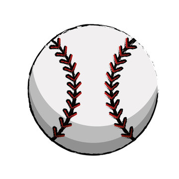 baseball sport ball image vector illustration eps 10