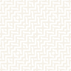 Interlacing Lines Subtle Lattice. Ethnic Monochrome Texture. Vector Seamless Black and White Pattern.