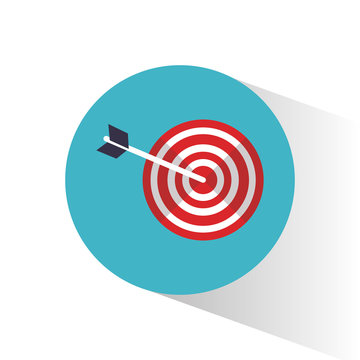 target objetive marketing concept vector illustration eps 10