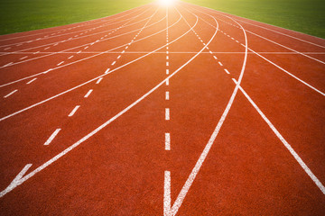Fototapeta premium running track