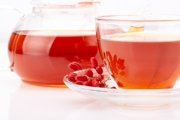 Tea with barberries