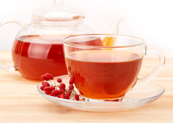 Tea with barberries