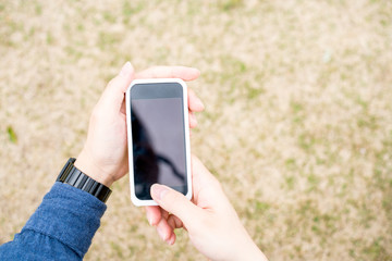 男性, スマートフォン