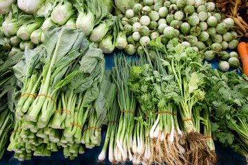 Vegetables on local farmer market