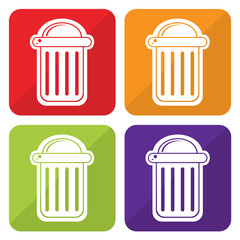 trash can logo