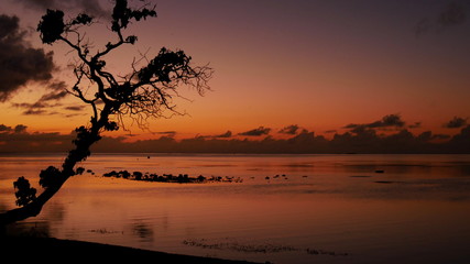 Sunset at the Fishing Base, Saipan The Fishing Base in Garapan, Saipan is one of the best places to watch the sunset. 