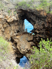 .......Double Grotto, Saipan A double grotto above the Old Man by the Sea in the jungles of Saipan is one destination that not everyone knows about.