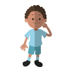 Boy cartoon icon. Kid childhood little and people theme. Isolated design. Vector illustration