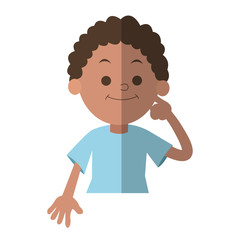 Girl cartoon icon. Kid childhood little and people theme. Isolated design. Vector illustration