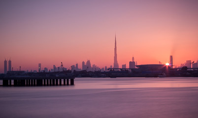 Burj Khalifa and Dubai Skyline