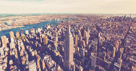  Aerial view of Midtown Manhattan New York City © Tierney
