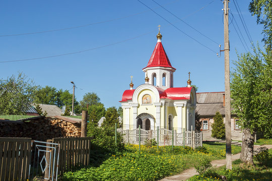 Часовня Георгия Победоносца в городе Мышкин Ярославской области