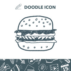 Doodle Hamburger
