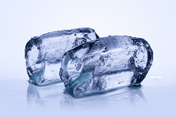 Obraz premium ice tube on a white background