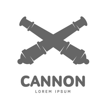 Abstract vector cannon label