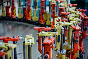 Fototapeta premium Modern braiding machine.
