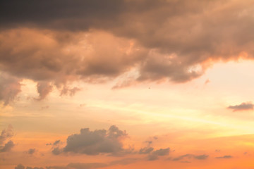 Fototapeta premium Sky and cloud in the evening background.