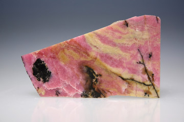  Fine sample of pink picturesque - Rhodonite mineral