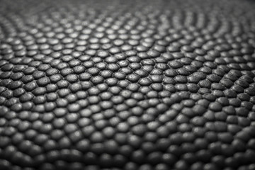 Classic basketball ball detail leather surface texture background