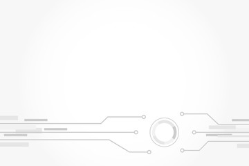 white technology background