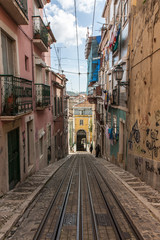 リスボンのトラム線路