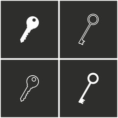 Key icons set.