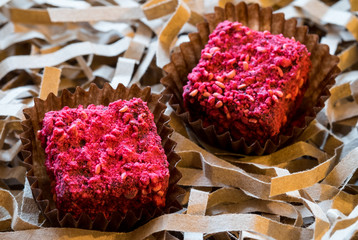 Beautiful truffles -  closeup shot