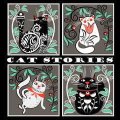 Fototapeta premium Cat stories