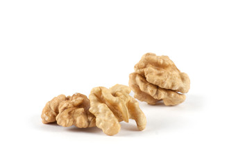 Walnut kernel isolated